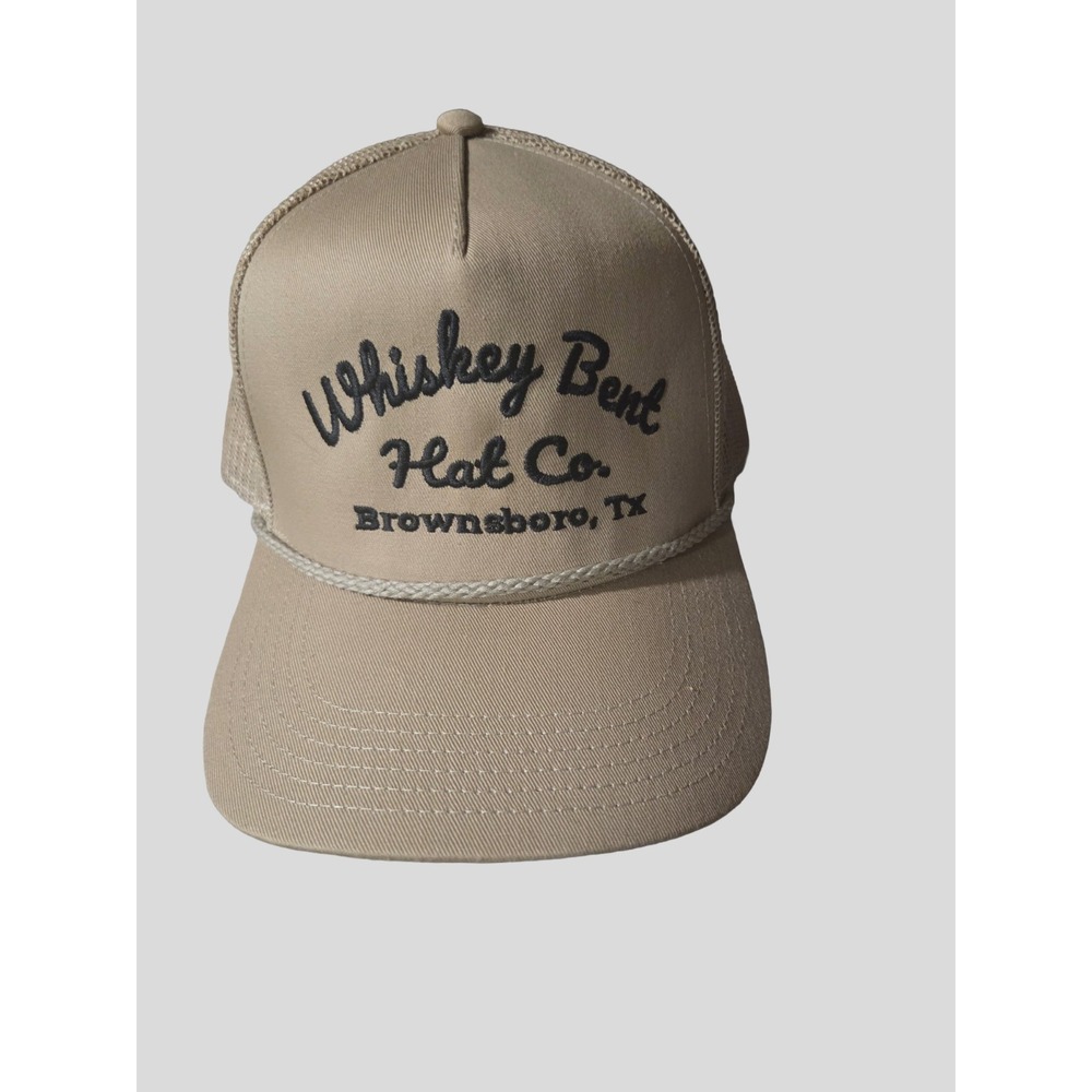 Whiskey Bent Men's The Frio Logo Tan Snapback Hat
